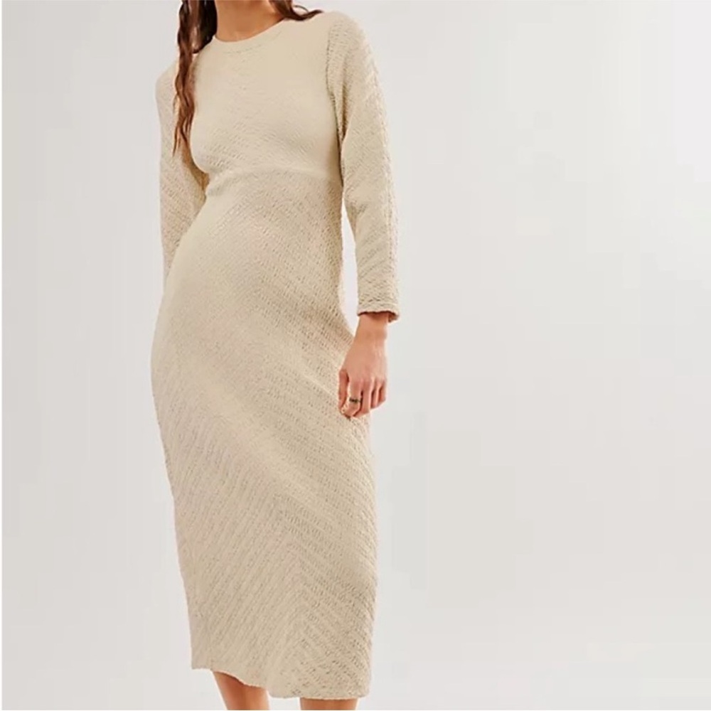 NEW People Gabby Seamless Midi Dress xs/small